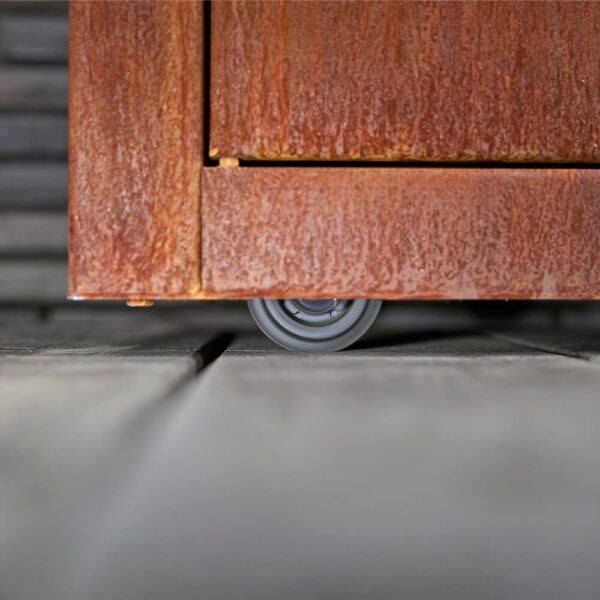 Rb73 bbquar outdoor kitchen trolley detail 1
