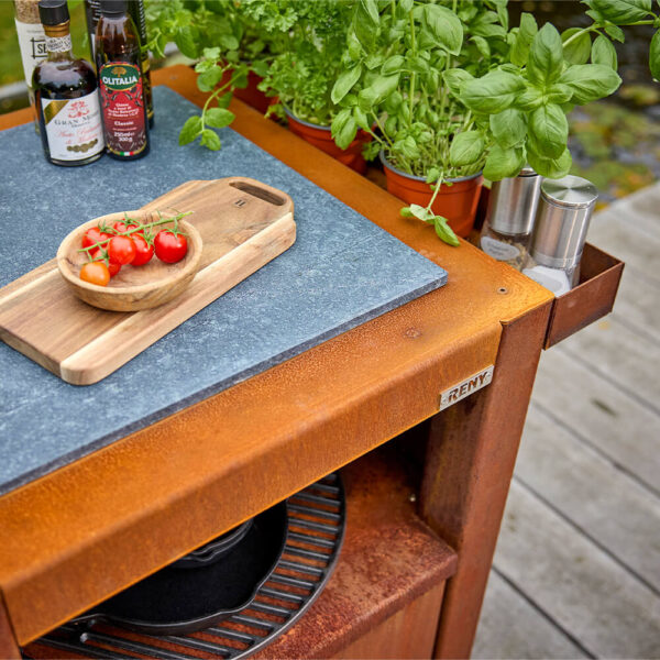 Rb73 bbquar outdoor kitchen trolley detail 7