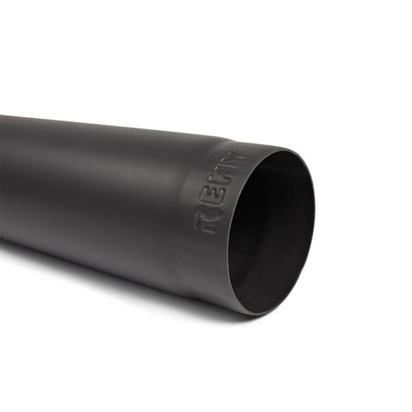 Rb73 black stainless steel 100cm flue pipe 2