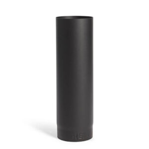 6" 50cm Flue Pipe - Black Painted Stainless Steel