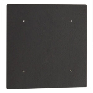 Quaruba L Heat Shield - Black Painted Stainless Steel