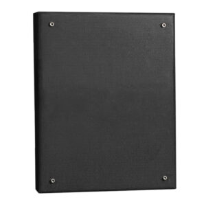 Quaruba XL Solid Side Panel - Black Painted Stainless Steel