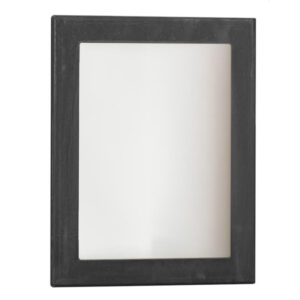Quaruba XL Glazed Side Panel - Black Painted Stainless Steel