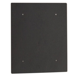 Quaruba XL Heat Shield - Black Painted Stainless Steel