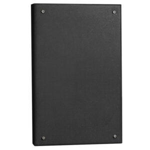 Quaruba XXL Solid Side Panel - Black Painted Stainless Steel