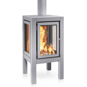 Quaruba XXL - Stainless Steel (Silver), 4-Glass Windows