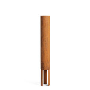 4" 57cm Flue Pipe - Rusted CorTen Steel