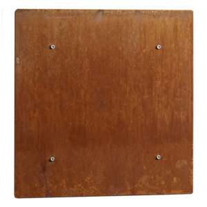Quaruba L Heat Shield - Rusted CorTen Steel
