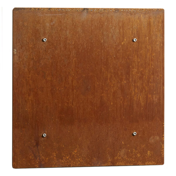 Rb73 rusted corten steel quaruba l heat shield