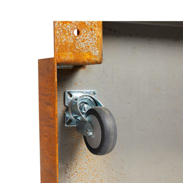 Rb73 rusted corten steel quaruba mobile base4