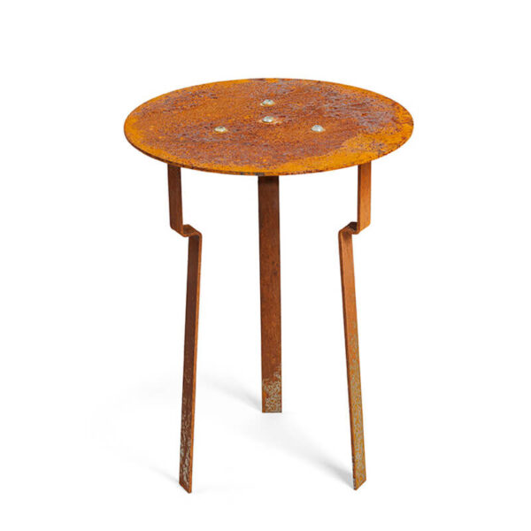 Rb73 rusted corten steel quaruba rain cap