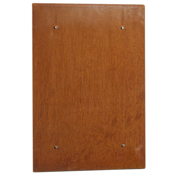 Rb73 rusted corten steel quaruba xxl heat shield