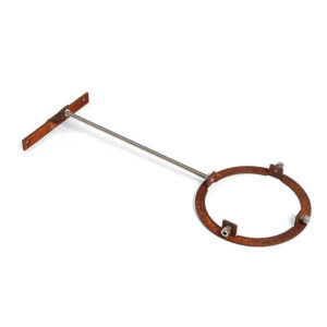 6" Adjustable Wall Bracket - Rusted CorTen Steel