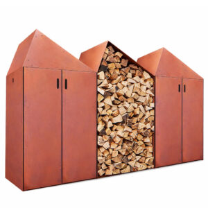 Sheddak Logstore - 3 Units, 2 With Doors