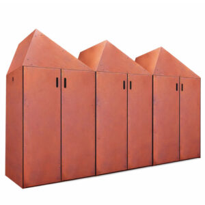 Sheddak Logstore - 3 Units With Doors