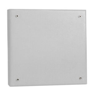 Quaruba L Solid Side Panel - Stainless Steel (Silver)