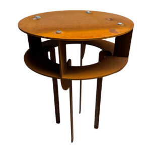 6" Premium Rain Cap - Rusted CorTen Steel