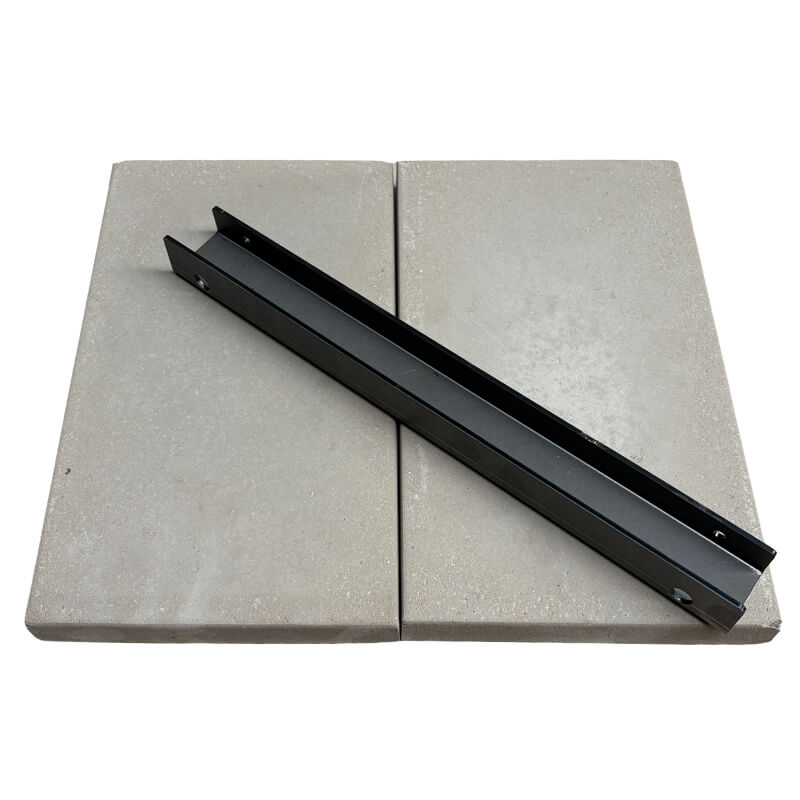 Quaruba L Concrete Side Brick Set 3 Quaruba l concrete side brick set - image 3