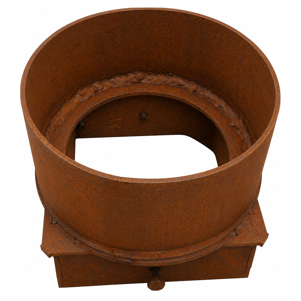 Square To 6&Quot; Round Flue Pipe Adapter 1 Square to 6" round flue pipe adapter